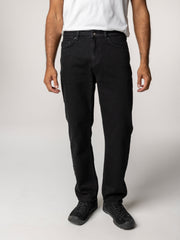 Organic Cotton Twill Jean in Black - Marin
