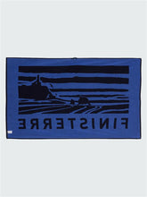 Organic Cotton Towel in Navy/Lake - Cape