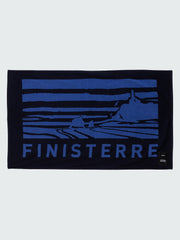 Organic Cotton Towel in Navy/Lake - Cape