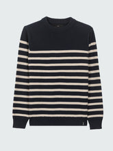 Wool Striped Jumper in Multi Stripe - Ledden