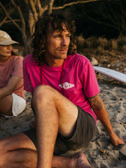 Organic Cotton T-Shirt in Pink - Diamond Spray