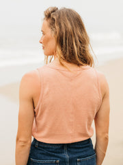 Hemp Vest in Clay - Riviera