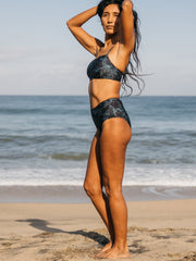 Sula High Waist Pant in Fresh Tonal Print