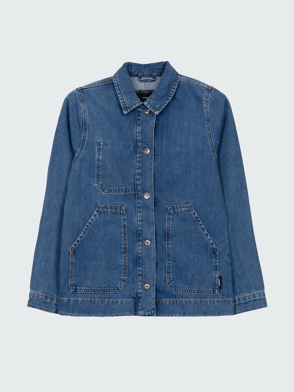 Yarrel Denim Chore Jacket in Washed Indigo