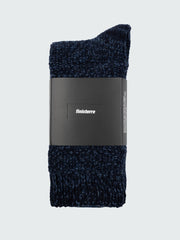 Recycled Wool Barents Wool Sock in Navy