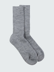 Ribbed Sock in Grey