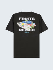 Organic Cotton T-Shirt in Raven - Fruits De Mer