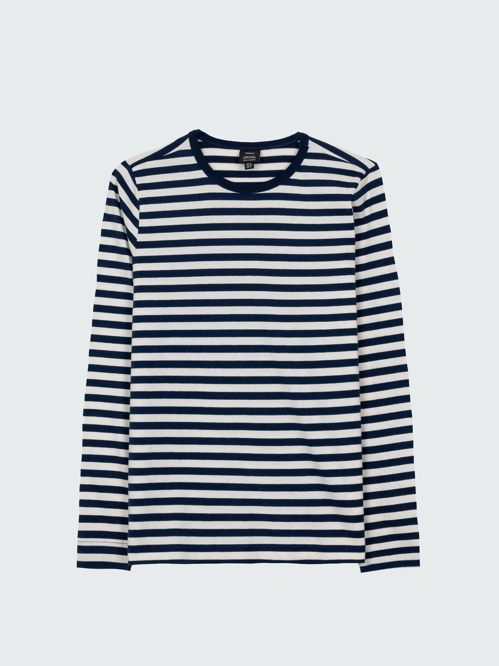 Eldon Long Sleeve T-Shirt in Blue/White