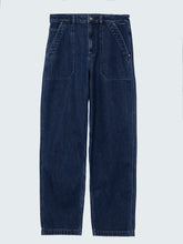 Denim Basset Utility Trouser in Dark Indigo