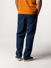 Denim Basset Utility Trouser in Dark Indigo