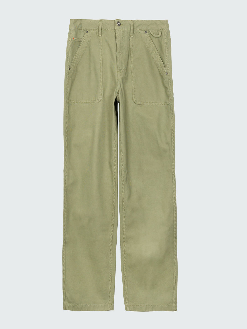 Organic Cotton Basset Utility Trouser in Green