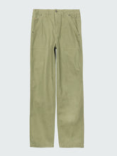 Organic Cotton Basset Utility Trouser in Green