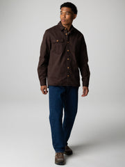 Organic Cotton Shirt in Brown - Eddystone