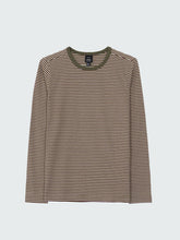 Eldon Long Sleeve T-Shirt in Plum/Ecru