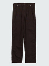Organic Cotton Flannel Lined Trousers in Brown