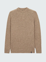 Wool Jumper in Taupe - Furlong