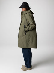 Recycled Longline Waterproof in Olive