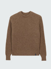 Wool Knit Jumper in Brown - Mora