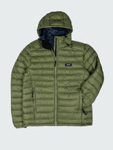 Recycled Hooded Jacket in Seagrass - Nimbus