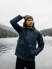 Recycled Insulated Jacket in Navy - Shipyard