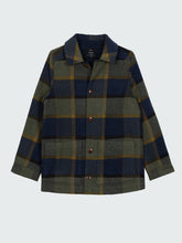 Wool Blend Blanket Jacket in Sugar Kelp Multi - Stowe