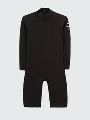 Nieuwland 2e Yulex Long Sleeve Shorty Wetsuit in Black