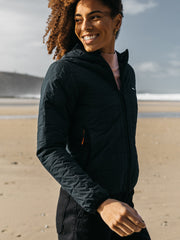 Firecrest Hooded Jacket in Black
