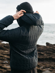 Firecrest Hooded Jacket in Black