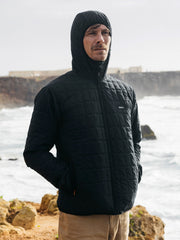 Firecrest Hooded Jacket in Black