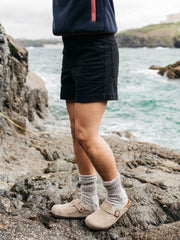 Yarrel Canvas Short in Black