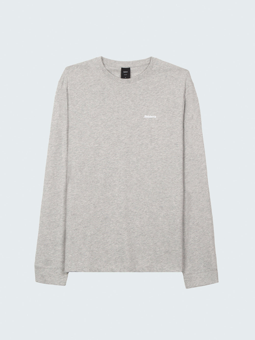 Harlyn Logo Long Sleeve T-Shirt in Grey Marl