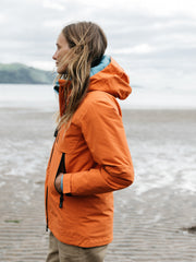 Recycled Waterproof Jacket in Red - Stormbird