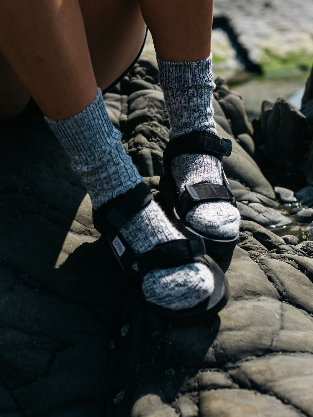 Kelson Sock in Navy Marl