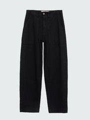 Yarrel Canvas Trouser in Black
