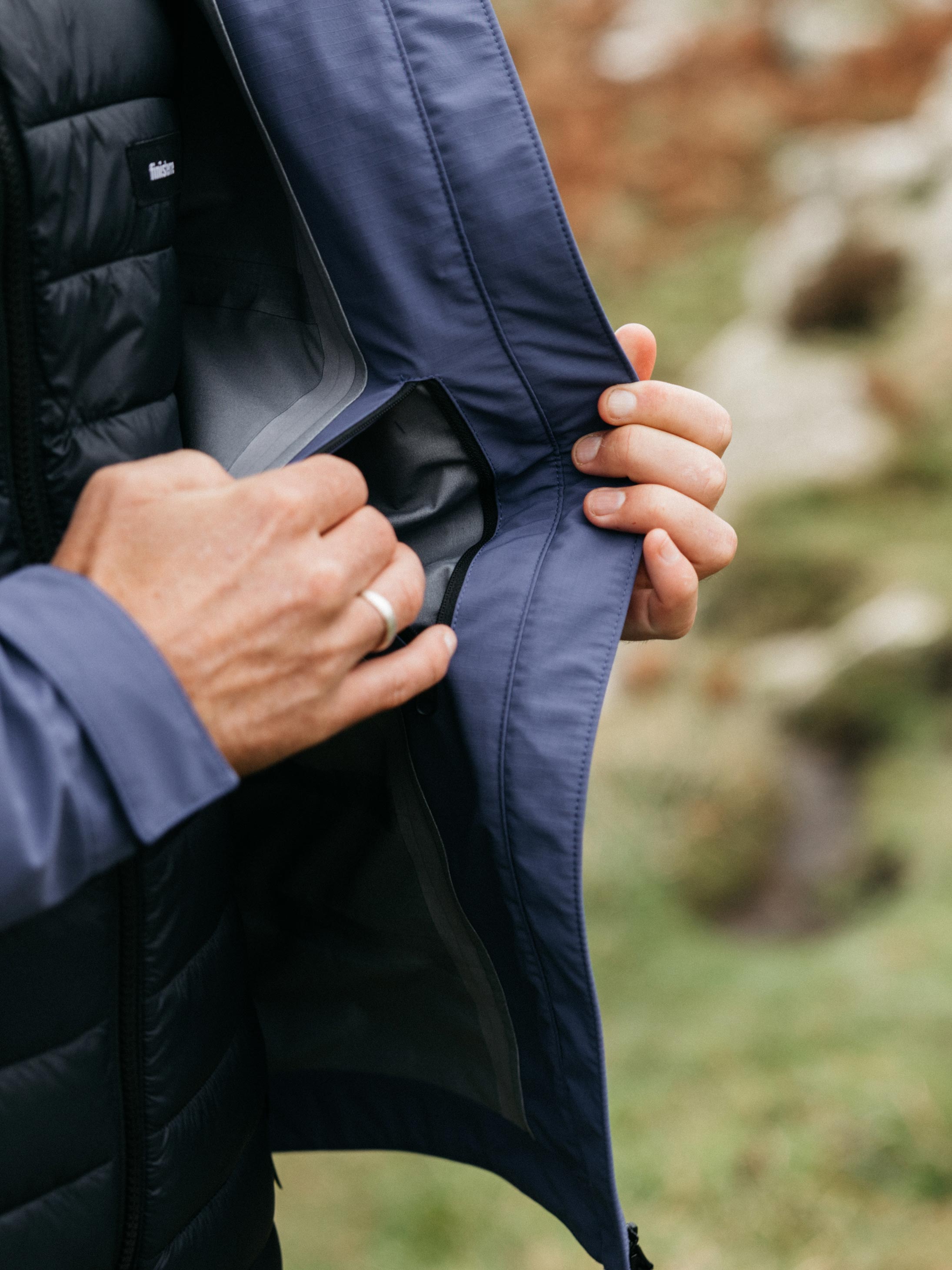 Stormbird Waterproof Jacket in Midnight