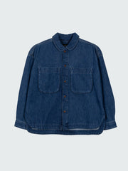 Organic Cotton Shirt in Denim - Gwavas