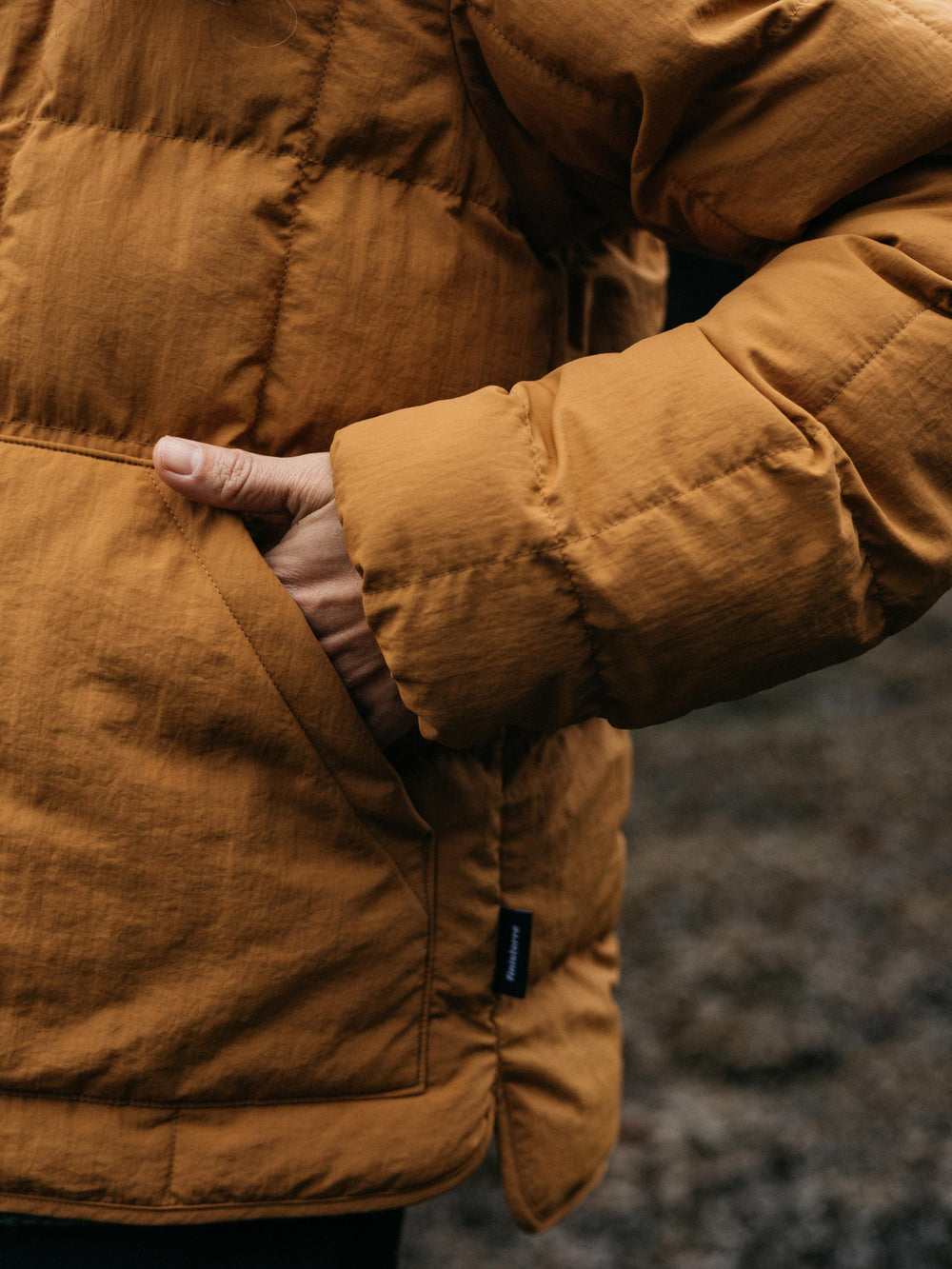 Lapwing Insulated Jacket in Dark Ochre