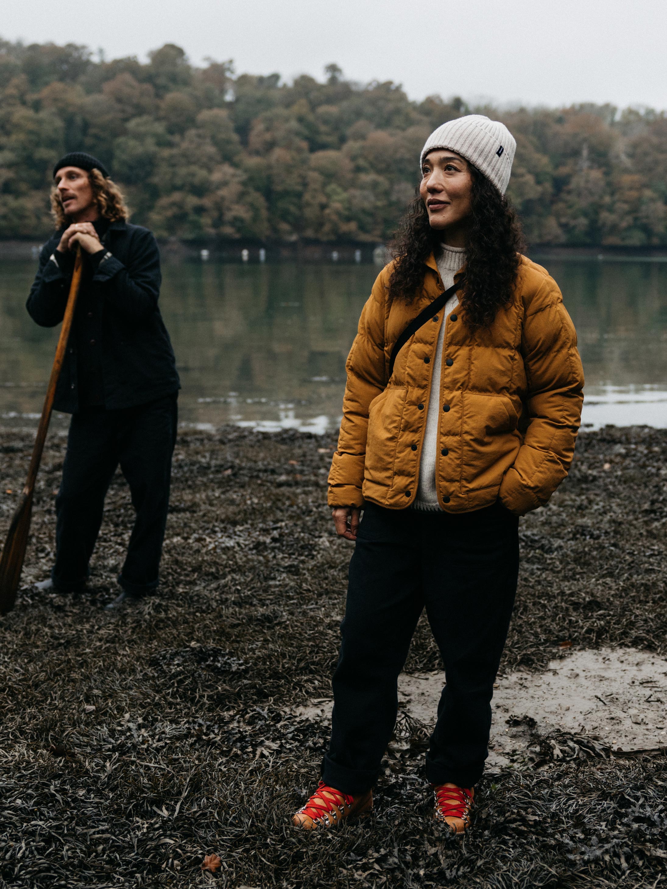 Lapwing Insulated Jacket in Dark Ochre