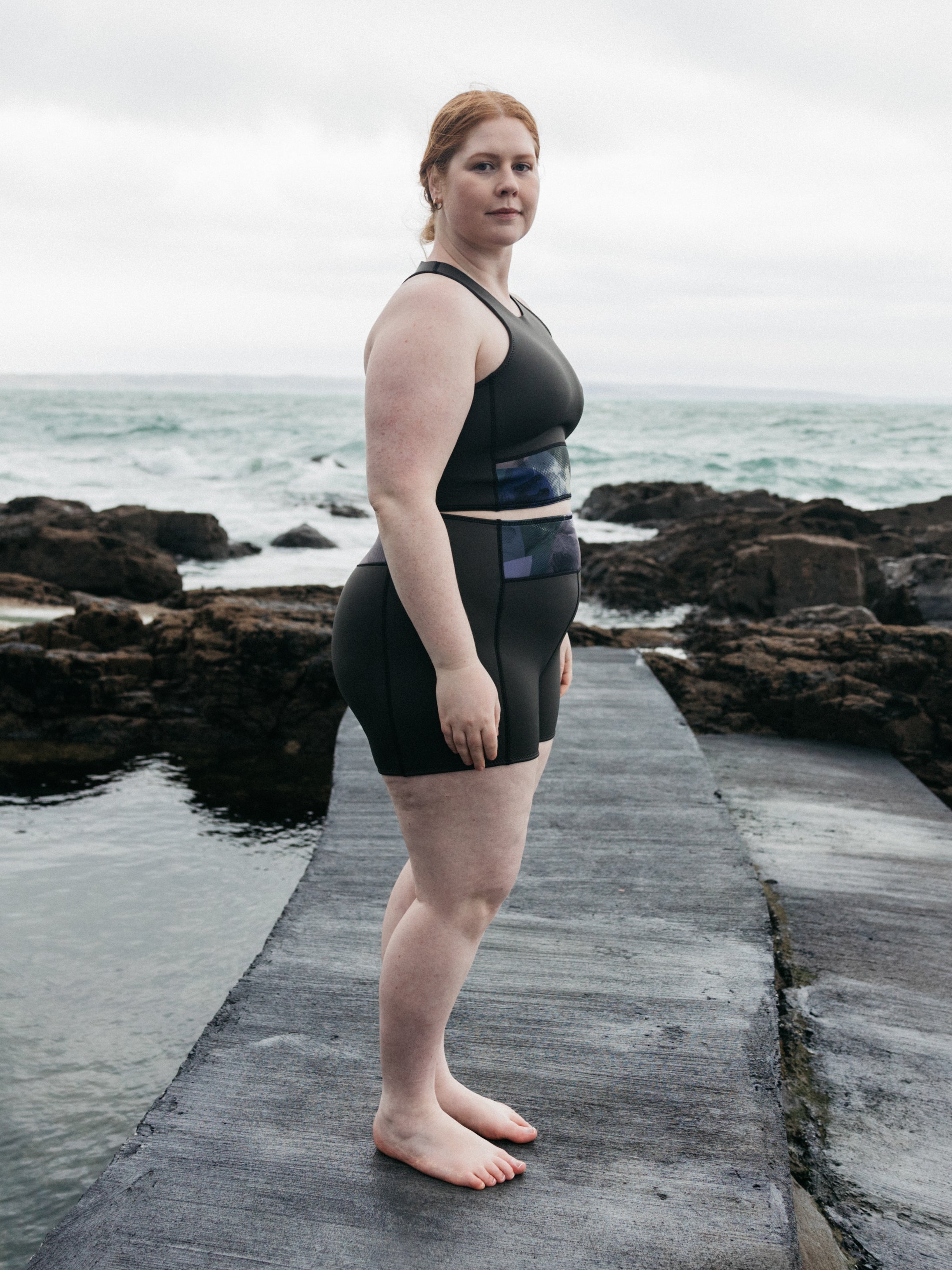 Natural Rubber Pant in Raven Lofi Print - Kaia