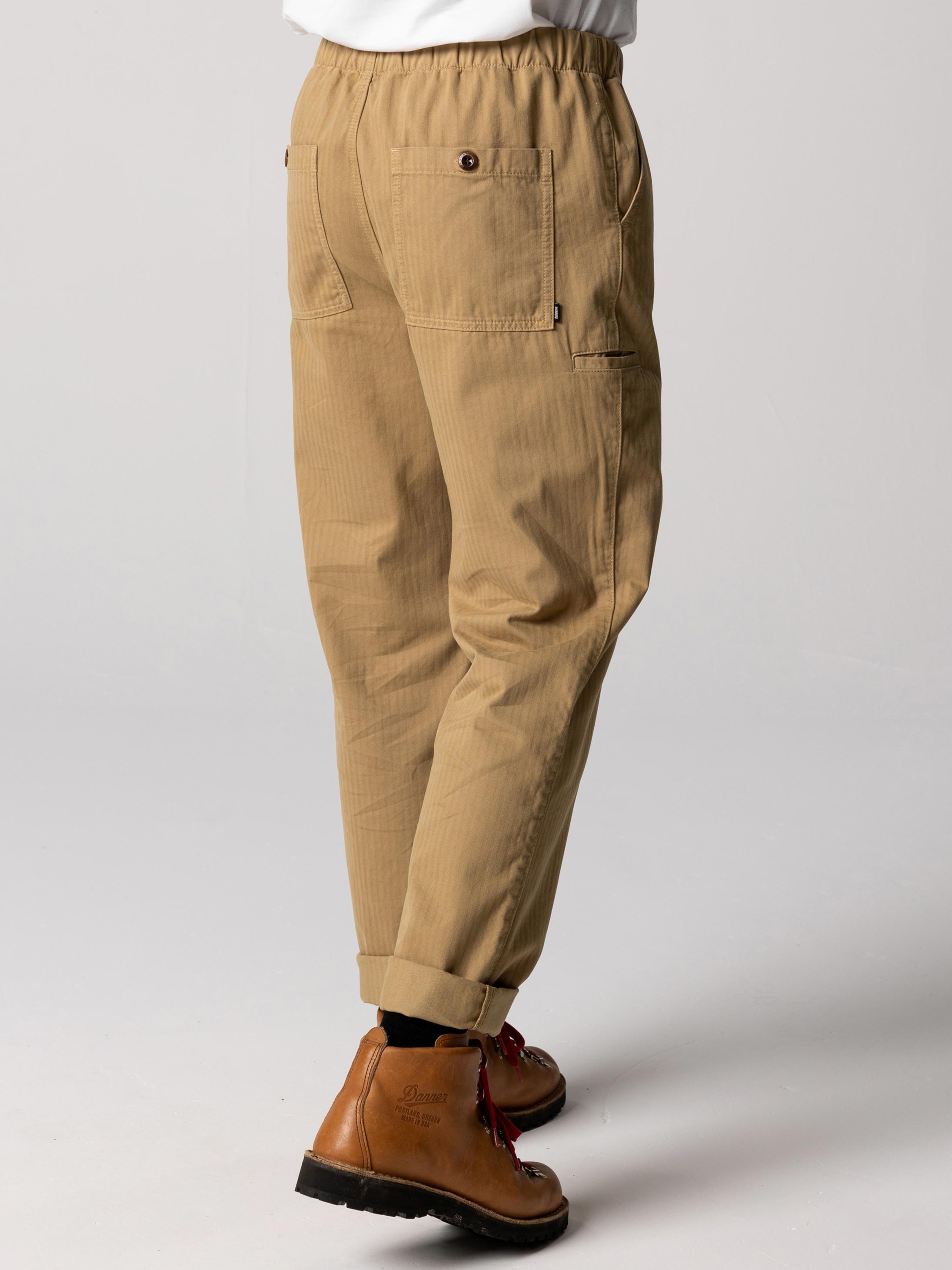Organic Cotton Trouser in Flint - Tonkin
