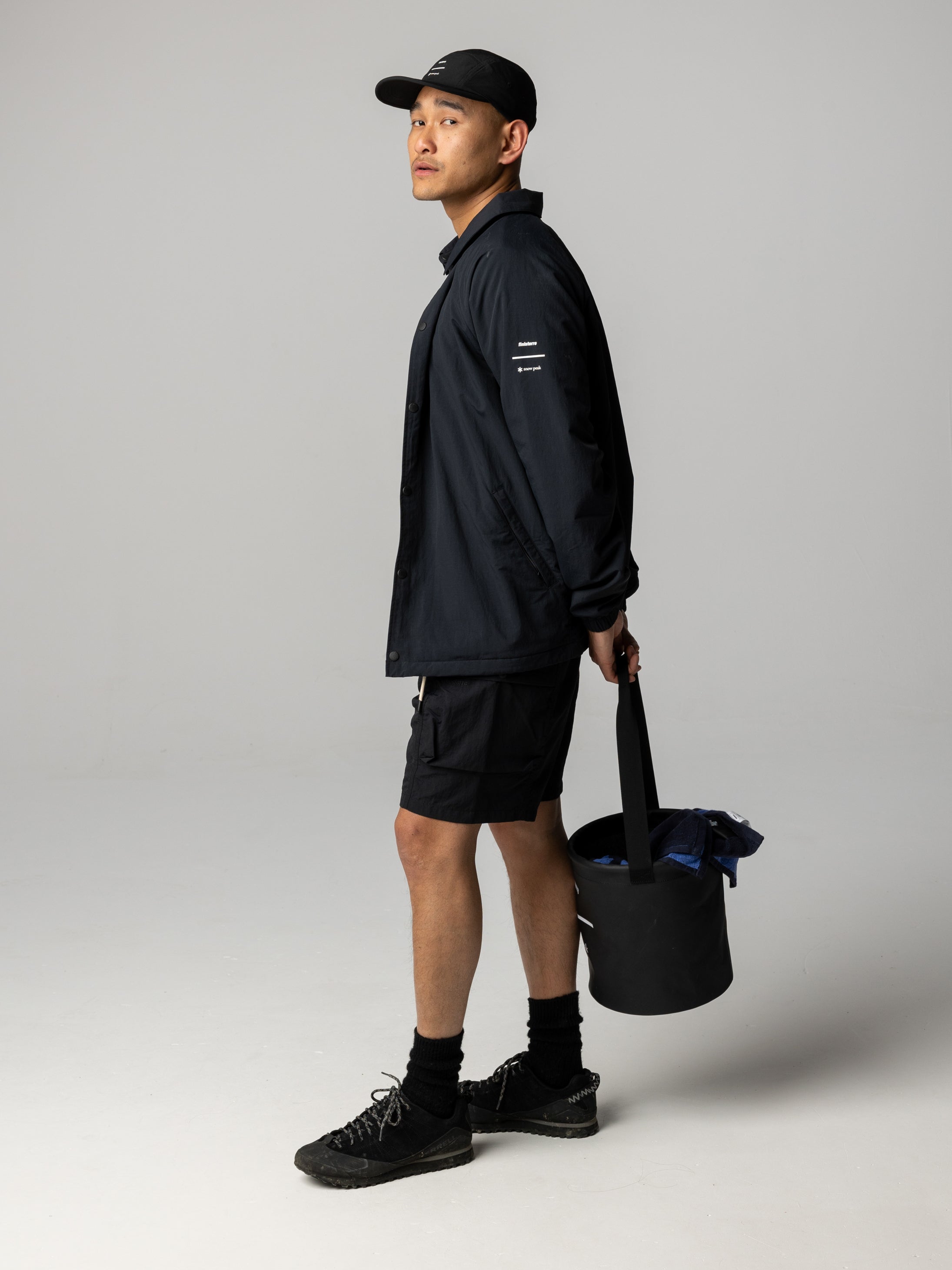Snow Peak + Finisterre Daybreaker Jacket in Black