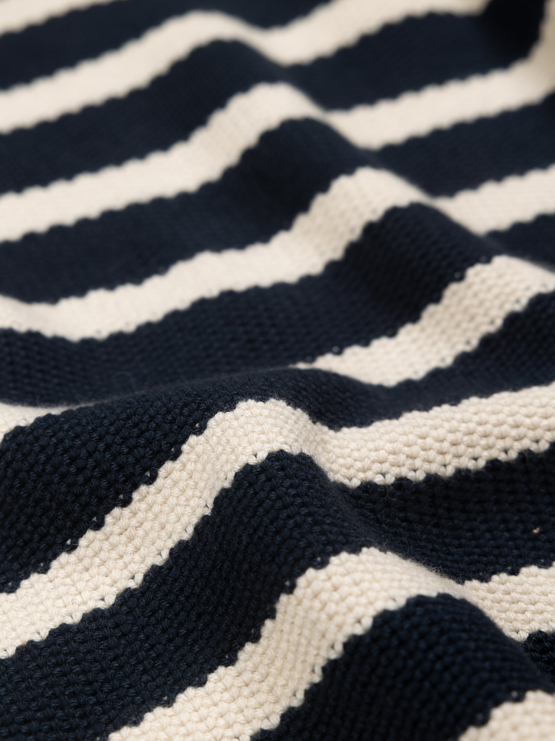 Wool Striped Jumper in Multi Stripe - Ledden