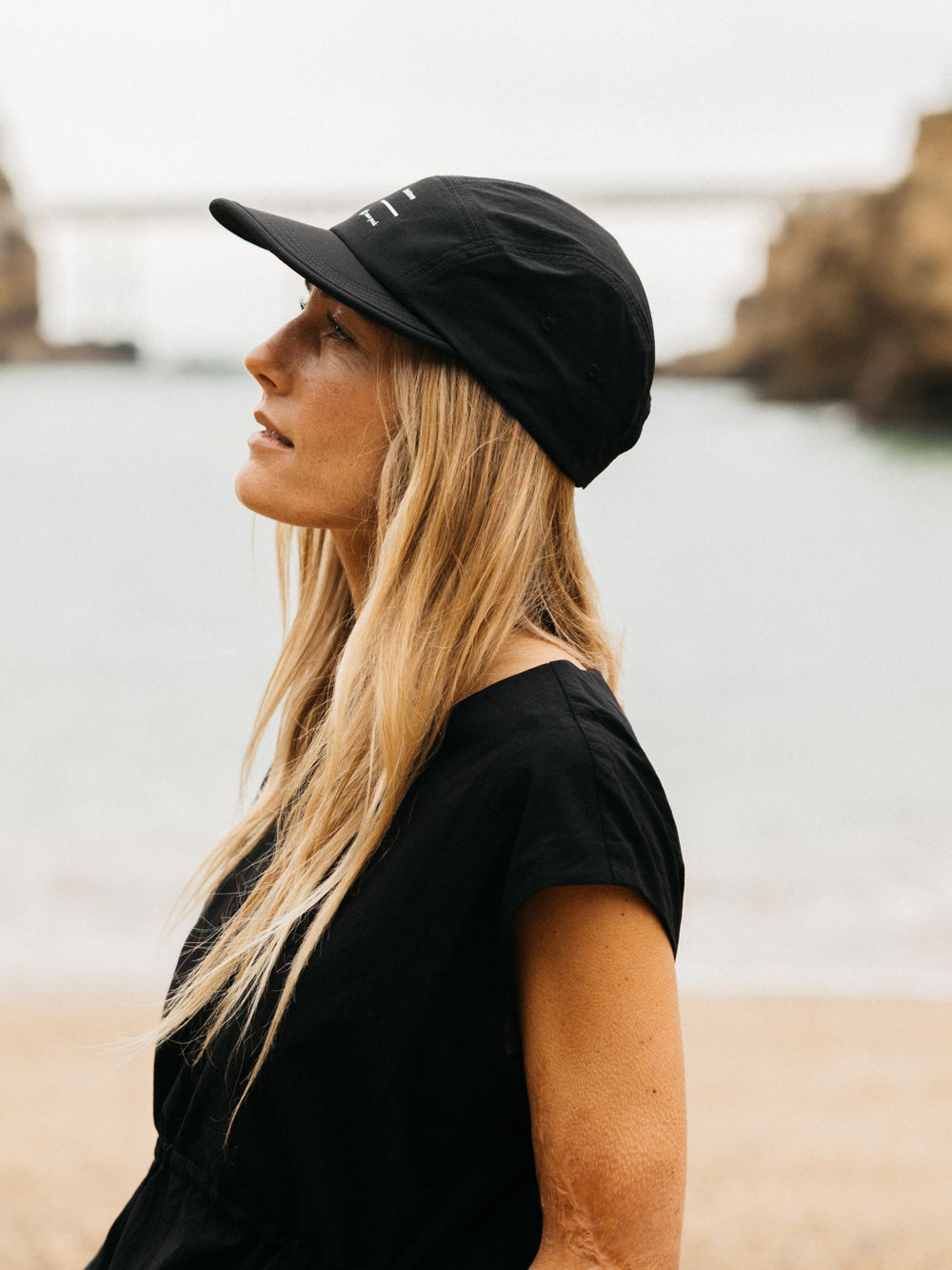 Snow Peak + Finisterre Recycled Cap in Black