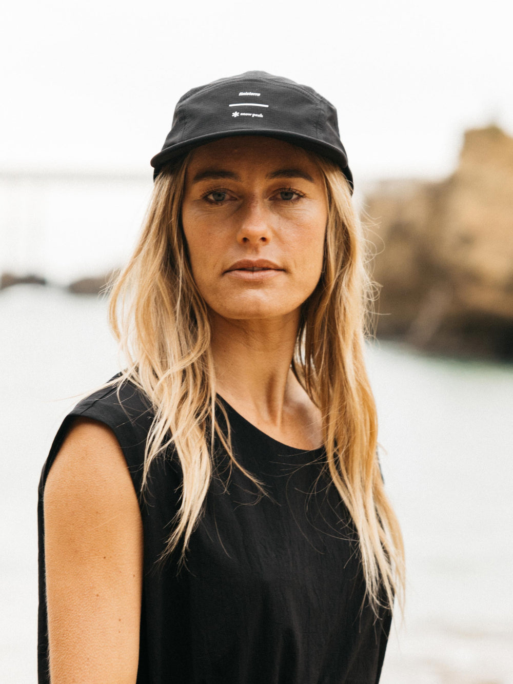 Snow Peak + Finisterre Recycled Cap in Black