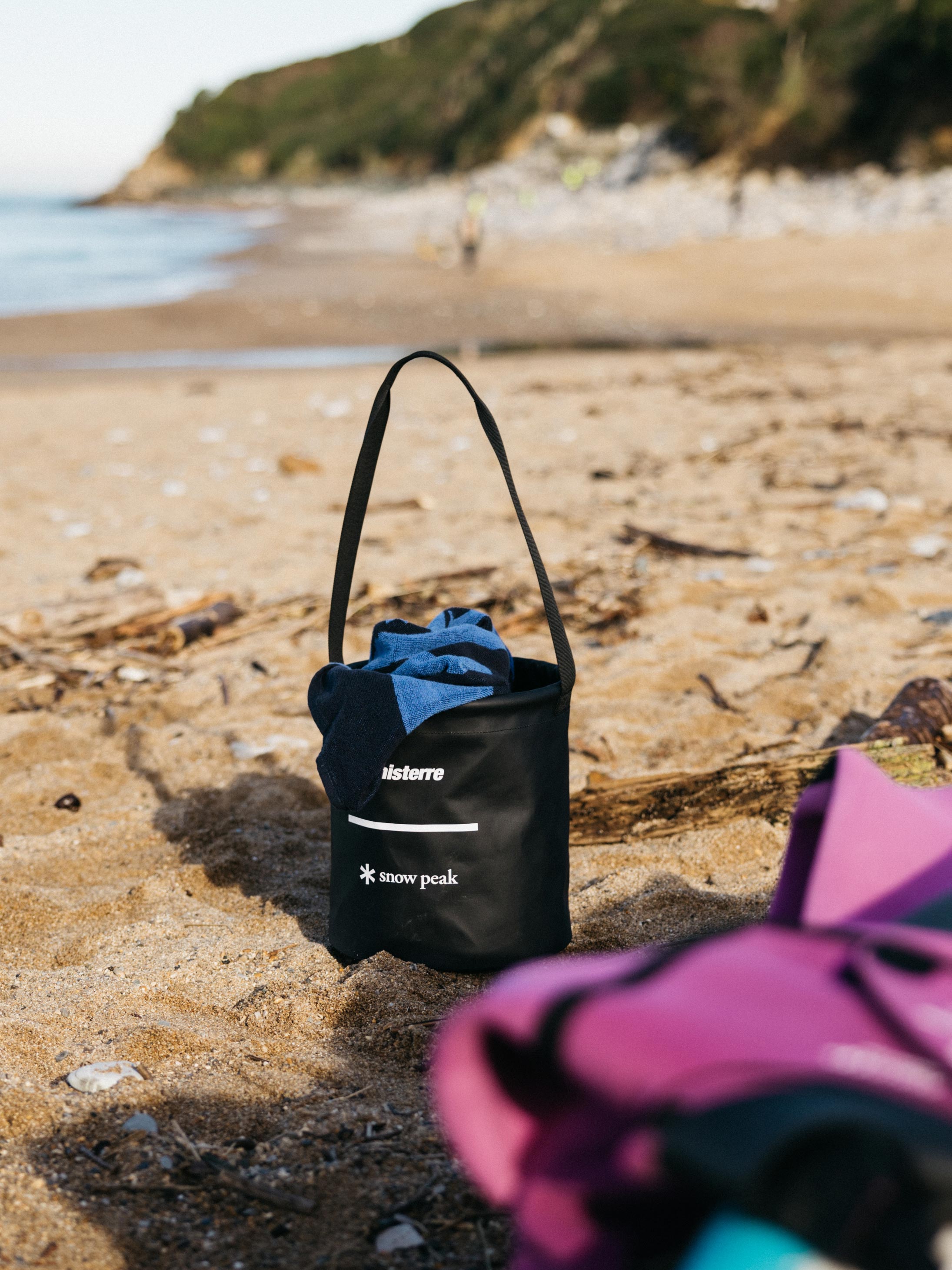 Snow Peak + Finisterre Recycled Bucket 12L in Black - Drift