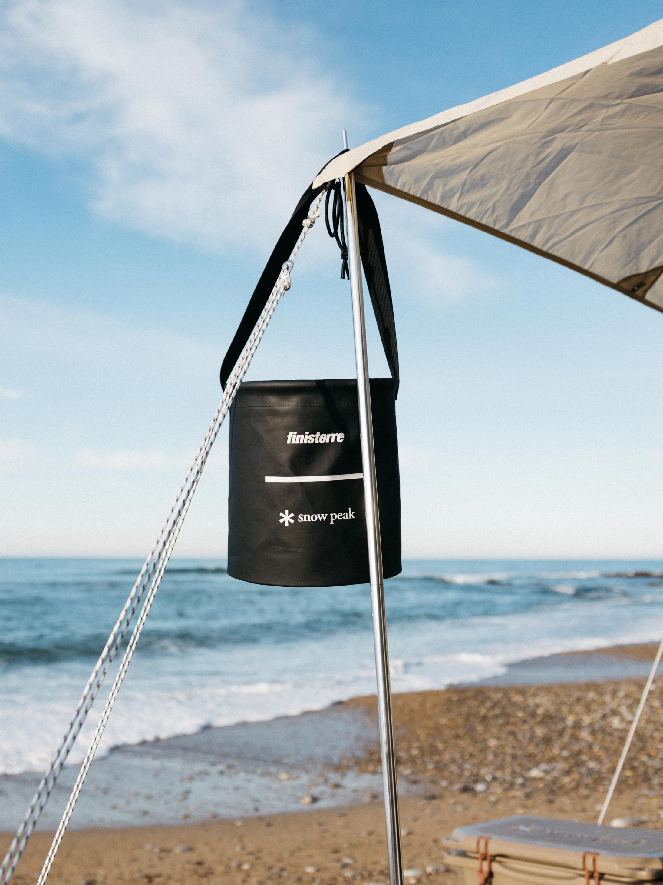 Snow Peak + Finisterre Recycled Bucket 12L in Black - Drift
