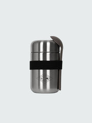 Black and Blum Food Flask in Black