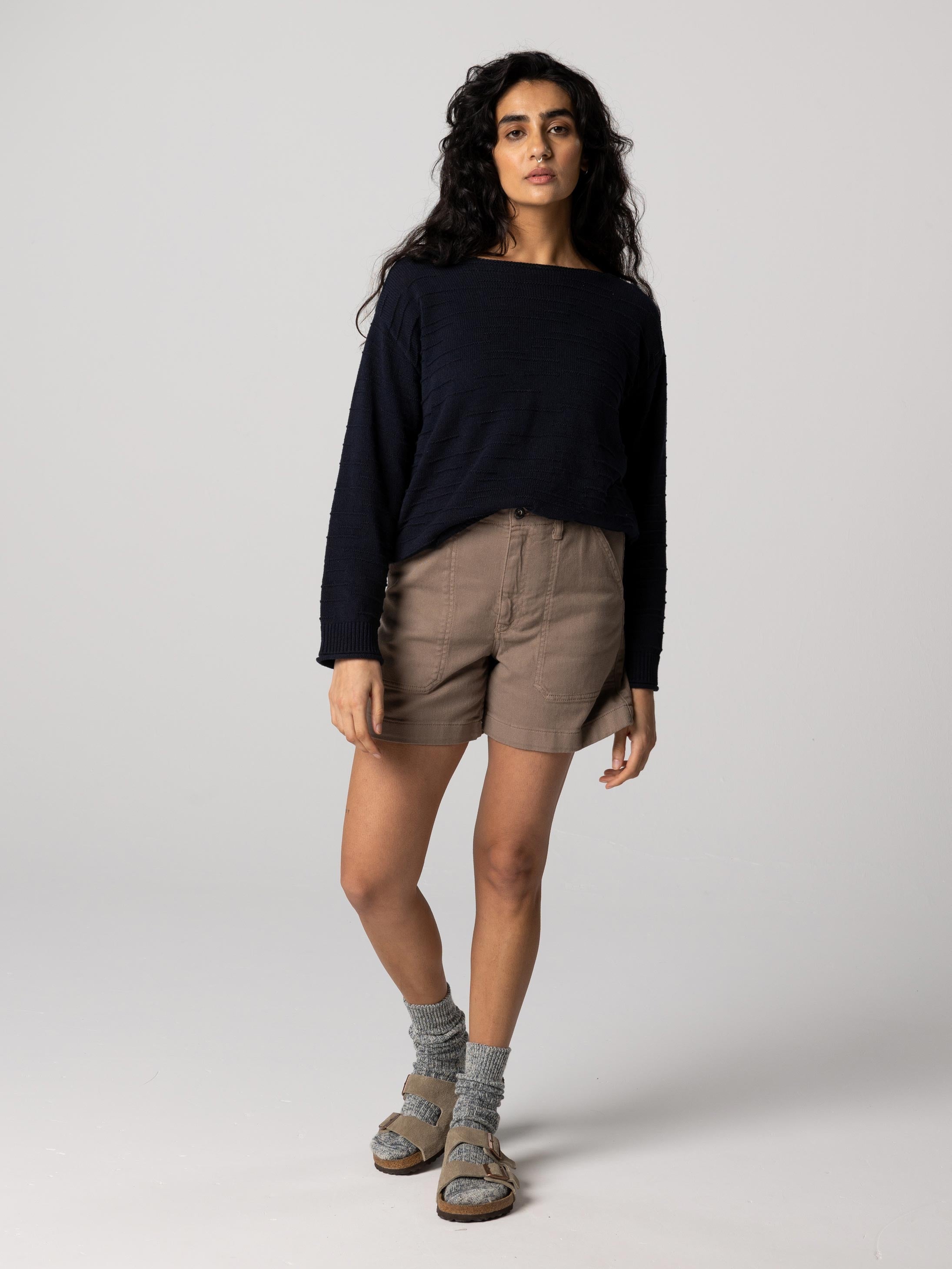 Organic Cotton Short in Brown - Yarrel