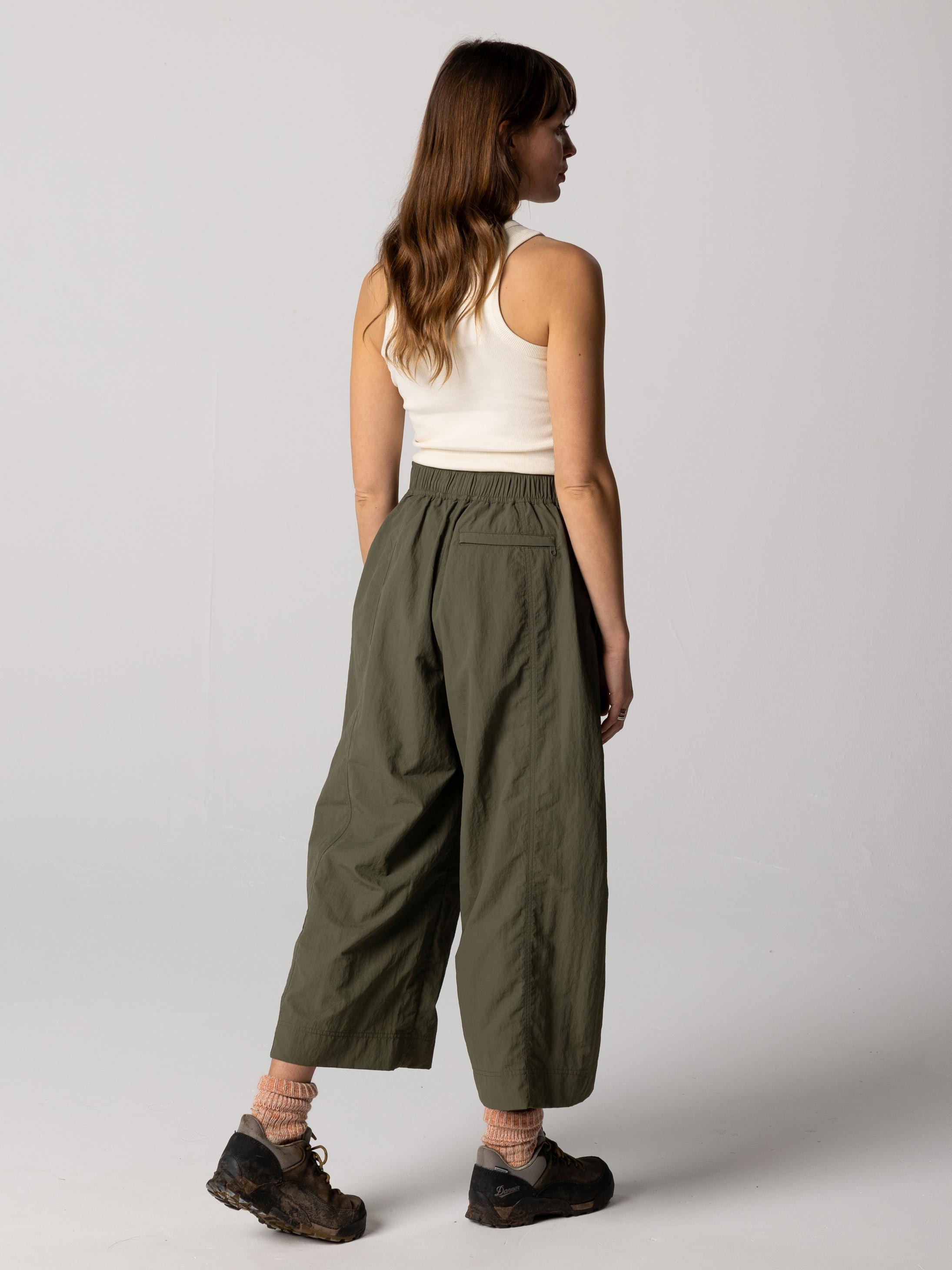 Recycled Culotte in Olive - Wander