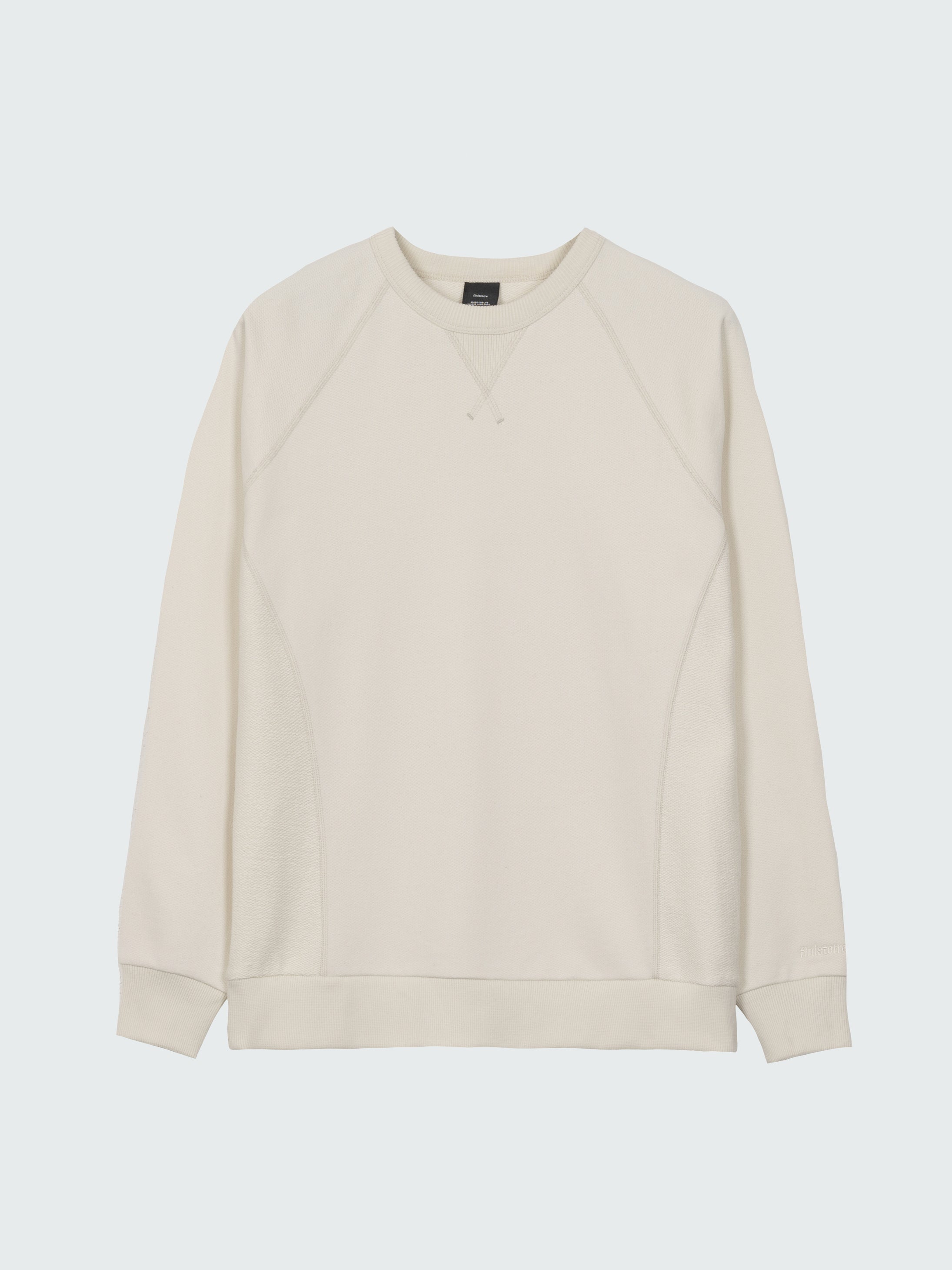 Organic Retro Sweatshirt in Ecru - Serpentine